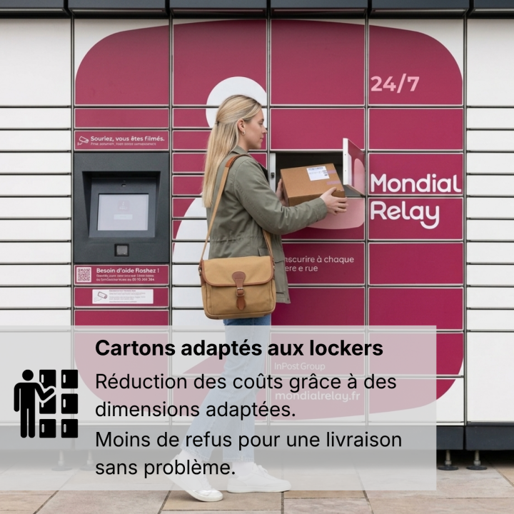 Kit caisse carton expédition + film à bulles + adhésif - Life Pack, livraison 48h