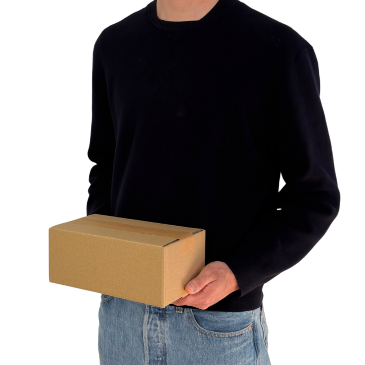 Kit caisse carton expédition 100% recyclable + papier + adhésif kraft - Life Pack