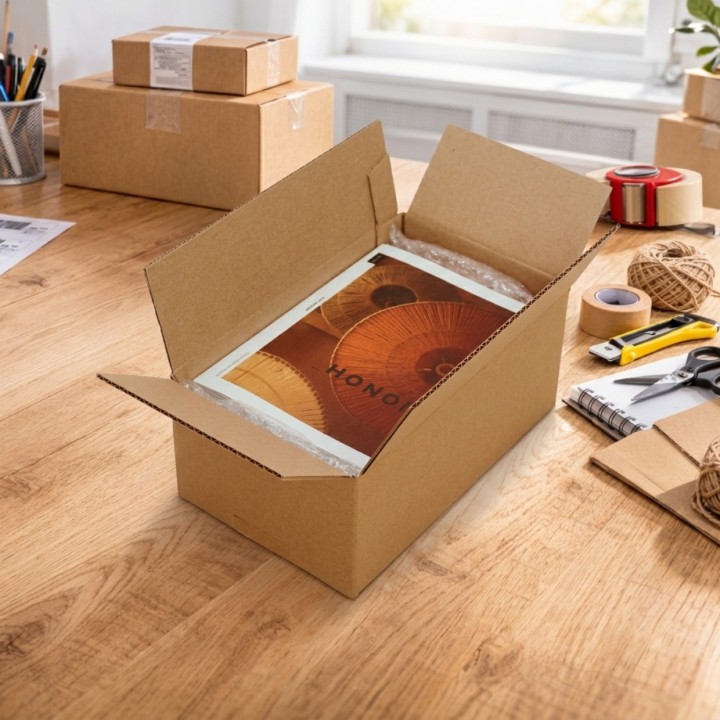Emballage carton livre