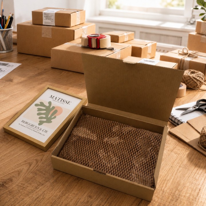 Boite emballage expédition pour cadre
