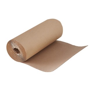Film à bulles papier kraft recyclé 0,5 x 10 mètres - Bulles en papier recyclé