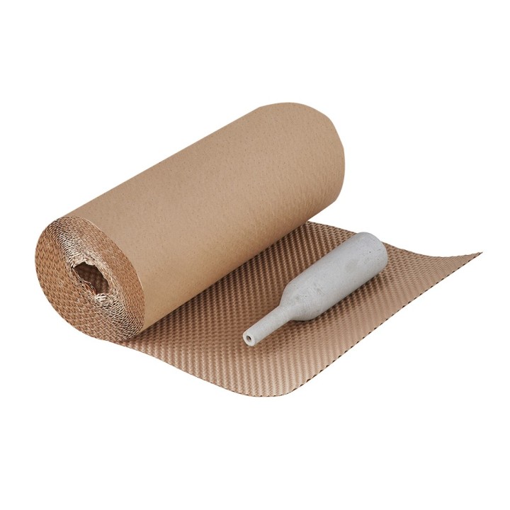 Film à bulles papier kraft recyclé 0,5 x 10 mètres - Bulles en papier recyclé